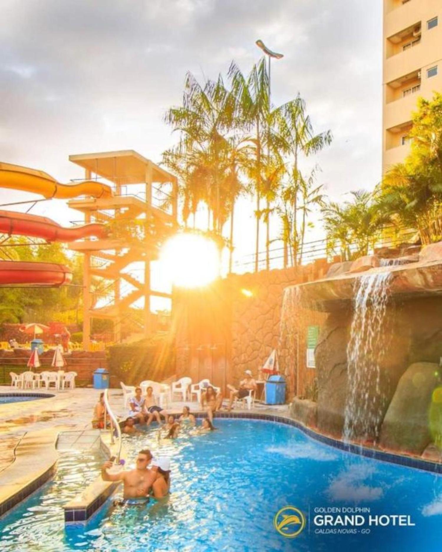 Caldas Novas, Golden Dolphin Grand Hotel, Quarto Sala Cozinha Aconchegante, Ap 361 Экстерьер фото